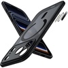 image:imageJETech Magnetic Matte Case for iPhone 17 Pro Max Dark Blue  Compatible with MagSafe Builtin Camera Control Button Shockproof Translucent Back Slim Phone CoverBlack