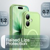 image:imageJETech Magnetic Matte Case for iPhone 17 Pro Max Dark Blue  Compatible with MagSafe Builtin Camera Control Button Shockproof Translucent Back Slim Phone CoverSage