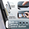 image:imageJETech Magnetic Matte Case for iPhone 17 Pro Max Dark Blue  Compatible with MagSafe Builtin Camera Control Button Shockproof Translucent Back Slim Phone CoverBlack