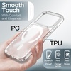 image:imageJETech Magnetic Matte Case for iPhone 17 Pro Max Dark BlueFrosted Clear