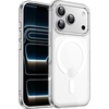 image:imageJETech Magnetic Matte Case for iPhone 17 Pro Max Dark BlueFrosted Clear