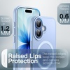 image:imageJETech Magnetic Matte Case for iPhone 17 Pro Max Dark BlueMist Blue