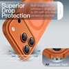 image:imageJETech Magnetic Matte Case for iPhone 17 Pro Max Dark BlueOrange