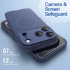 image:imageJETech Magnetic Matte Case for iPhone 17 Pro Max Frosted Clear  Compatible with MagSafe Translucent Frosted Soft TPU Cover AntiYellowing AntiFingerprint ShockproofDeep Blue