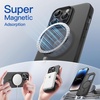 image:imageJETech Magnetic Matte Case for iPhone 17 Pro Max Frosted Clear  Compatible with MagSafe Translucent Frosted Soft TPU Cover AntiYellowing AntiFingerprint ShockproofBlack