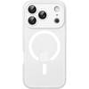 image:imageJETech Magnetic Matte Case for iPhone 17 Pro Max Frosted Clear  Compatible with MagSafe Translucent Frosted Soft TPU Cover AntiYellowing AntiFingerprint ShockproofFrosted Clear