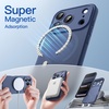 image:imageJETech Magnetic Matte Case for iPhone 17 Pro Max Frosted Clear  Compatible with MagSafe Translucent Frosted Soft TPU Cover AntiYellowing AntiFingerprint ShockproofDeep Blue