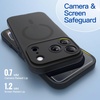 image:imageJETech Magnetic Matte Case for iPhone 17 Pro Max Frosted Clear  Compatible with MagSafe Translucent Frosted Soft TPU Cover AntiYellowing AntiFingerprint ShockproofBlack