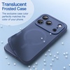 image:imageJETech Magnetic Matte Case for iPhone 17 Pro Max Frosted Clear  Compatible with MagSafe Translucent Frosted Soft TPU Cover AntiYellowing AntiFingerprint ShockproofDeep Blue