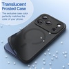 image:imageJETech Magnetic Matte Case for iPhone 17 Pro Max Frosted Clear  Compatible with MagSafe Translucent Frosted Soft TPU Cover AntiYellowing AntiFingerprint ShockproofBlack