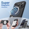 image:imageJETech Magnetic Matte Case for iPhone 17 Pro Max Frosted Clear  Compatible with MagSafe Translucent Frosted Soft TPU Cover AntiYellowing AntiFingerprint ShockproofBlack