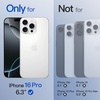 image:imageJETech Magnetic Matte Case for iPhone 17e16e Black  Compatible with MagSafe Translucent Frosted Soft TPU Cover AntiYellowing AntiFingerprint ShockproofFrosted Clear