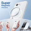 image:imageJETech Magnetic Matte Case for iPhone 17e16e Black  Compatible with MagSafe Translucent Frosted Soft TPU Cover AntiYellowing AntiFingerprint ShockproofFrosted Clear