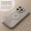 image:imageJETech Magnetic Matte Case for iPhone 17e16e Black  Compatible with MagSafe Translucent Frosted Soft TPU Cover AntiYellowing AntiFingerprint ShockproofNatural Titanium