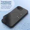 image:imageJETech Magnetic Matte Case for iPhone 17e16e Black  Compatible with MagSafe Translucent Frosted Soft TPU Cover AntiYellowing AntiFingerprint ShockproofBlack