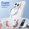 image:imageJETech Magnetic Matte Case for iPhone 17e16e Black  Compatible with MagSafe Translucent Frosted Soft TPU Cover AntiYellowing AntiFingerprint ShockproofFrosted Clear