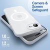 image:imageJETech Magnetic Matte Case for iPhone 17e16e Black  Compatible with MagSafe Translucent Frosted Soft TPU Cover AntiYellowing AntiFingerprint ShockproofFrosted Clear