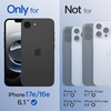 image:imageJETech Magnetic Matte Case for iPhone 17e16e Black  Compatible with MagSafe Translucent Frosted Soft TPU Cover AntiYellowing AntiFingerprint ShockproofBlack