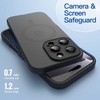 image:imageJETech Magnetic Matte Case for iPhone 17e16e Black  Compatible with MagSafe Translucent Frosted Soft TPU Cover AntiYellowing AntiFingerprint ShockproofBlack