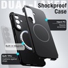 image:imageJETech Magnetic Rugged Case for Samsung Galaxy S26 Black  Compatible with MagSafe DualLayer Protection Camera Lens Protection Hard PC BackBlack