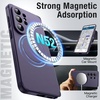image:imageJETech Magnetic Rugged Case for Samsung Galaxy S26 Black  Compatible with MagSafe DualLayer Protection Camera Lens Protection Hard PC BackHeron Purple