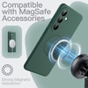 image:imageJETech Magnetic Silicone Case for Samsung Galaxy S26 Black  Compatible with MagSafe Silky Soft Touch Full Camera Lens Protection Shock Absorbing Phone CoverMidnight Green