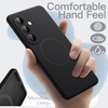 image:imageJETech Magnetic Silicone Case for Samsung Galaxy S26 Black  Compatible with MagSafe Silky Soft Touch Full Camera Lens Protection Shock Absorbing Phone CoverBlack