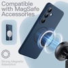image:imageJETech Magnetic Silicone Case for Samsung Galaxy S26 Black  Compatible with MagSafe Silky Soft Touch Full Camera Lens Protection Shock Absorbing Phone CoverNavy Blue