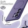 image:imageJETech Magnetic Silicone Case for Samsung Galaxy S26 Black  Compatible with MagSafe Silky Soft Touch Full Camera Lens Protection Shock Absorbing Phone CoverHeron Purple