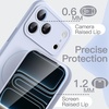 image:imageJETech Magnetic Silicone Case for iPhone 17 Pro Max Dark Blue  Compatible with MagSafe Silky Soft Touch Full Camera Lens Protection Shock Absorbing Phone CoverMist Blue