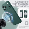 image:imageJETech Magnetic Silicone Case for iPhone 17 Pro Max Dark Blue  Compatible with MagSafe Silky Soft Touch Full Camera Lens Protection Shock Absorbing Phone CoverMidnight Green