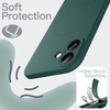 image:imageJETech Magnetic Silicone Case for iPhone 17 Pro Max Dark Blue  Compatible with MagSafe Silky Soft Touch Full Camera Lens Protection Shock Absorbing Phone CoverMidnight Green