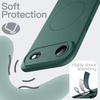 image:imageJETech Magnetic Silicone Case for iPhone 17 Pro Max Dark Blue  Compatible with MagSafe Silky Soft Touch Full Camera Lens Protection Shock Absorbing Phone CoverMidnight Green