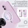 image:imageJETech Magnetic Silicone Case for iPhone 17 Pro Max Dark Blue  Compatible with MagSafe Silky Soft Touch Full Camera Lens Protection Shock Absorbing Phone CoverPurple