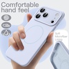 image:imageJETech Magnetic Silicone Case for iPhone 17 Pro Max Dark Blue  Compatible with MagSafe Silky Soft Touch Full Camera Lens Protection Shock Absorbing Phone CoverMist Blue