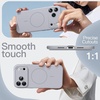 image:imageJETech Magnetic Silicone Case for iPhone 17 Pro Max Dark Blue  Compatible with MagSafe Silky Soft Touch Full Camera Lens Protection Shock Absorbing Phone CoverGrey