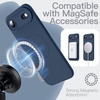 image:imageJETech Magnetic Silicone Case for iPhone 17 Pro Max Dark Blue  Compatible with MagSafe Silky Soft Touch Full Camera Lens Protection Shock Absorbing Phone CoverNavy Blue