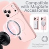 image:imageJETech Magnetic Silicone Case for iPhone 17 Pro Max Dark Blue  Compatible with MagSafe Silky Soft Touch Full Camera Lens Protection Shock Absorbing Phone CoverLight Pink
