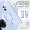 image:imageJETech Magnetic Silicone Case for iPhone 17 Pro Max Dark Blue  Compatible with MagSafe Silky Soft Touch Full Camera Lens Protection Shock Absorbing Phone CoverBlue