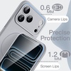 image:imageJETech Magnetic Silicone Case for iPhone 17 Pro Max Dark Blue  Compatible with MagSafe Silky Soft Touch Full Camera Lens Protection Shock Absorbing Phone CoverGrey