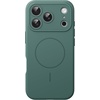 image:imageJETech Magnetic Silicone Case for iPhone 17 Pro Max Dark Blue  Compatible with MagSafe Silky Soft Touch Full Camera Lens Protection Shock Absorbing Phone CoverMidnight Green