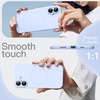 image:imageJETech Magnetic Silicone Case for iPhone 17 Pro Max Dark Blue  Compatible with MagSafe Silky Soft Touch Full Camera Lens Protection Shock Absorbing Phone CoverBlue