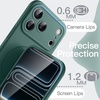 image:imageJETech Magnetic Silicone Case for iPhone 17 Pro Max Dark Blue  Compatible with MagSafe Silky Soft Touch Full Camera Lens Protection Shock Absorbing Phone CoverMidnight Green