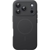 image:imageJETech Magnetic Silicone Case for iPhone 17 Pro Max Dark Blue  Compatible with MagSafe Silky Soft Touch Full Camera Lens Protection Shock Absorbing Phone CoverBlack