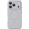 image:imageJETech Magnetic Silicone Case for iPhone 17 Pro Max Dark Blue  Compatible with MagSafe Silky Soft Touch Full Camera Lens Protection Shock Absorbing Phone CoverGrey