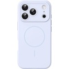 image:imageJETech Magnetic Silicone Case for iPhone 17 Pro Max Dark Blue  Compatible with MagSafe Silky Soft Touch Full Camera Lens Protection Shock Absorbing Phone CoverMist Blue