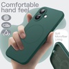 image:imageJETech Magnetic Silicone Case for iPhone 17 Pro Max Dark Blue  Compatible with MagSafe Silky Soft Touch Full Camera Lens Protection Shock Absorbing Phone CoverMidnight Green