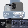 image:imageJETech Magnetic Silicone Case for iPhone 17 Pro Max Dark Blue  Compatible with MagSafe Silky Soft Touch Full Camera Lens Protection Shock Absorbing Phone CoverNavy Blue