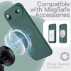 image:imageJETech Magnetic Silicone Case for iPhone 17 Pro Max Dark Blue  Compatible with MagSafe Silky Soft Touch Full Camera Lens Protection Shock Absorbing Phone CoverMidnight Green
