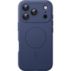 image:imageJETech Magnetic Silicone Case for iPhone 17 Pro Max Dark Blue  Compatible with MagSafe Silky Soft Touch Full Camera Lens Protection Shock Absorbing Phone CoverDark Blue